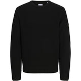 Jack & Jones Black Jjcleveland Strik Crew Neck Jnr