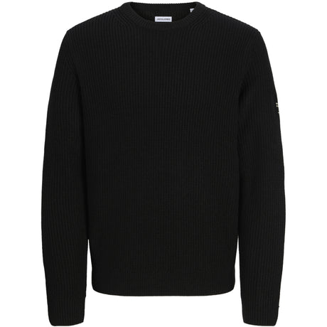 Jack & Jones Black Jjcleveland Strik Crew Neck Jnr