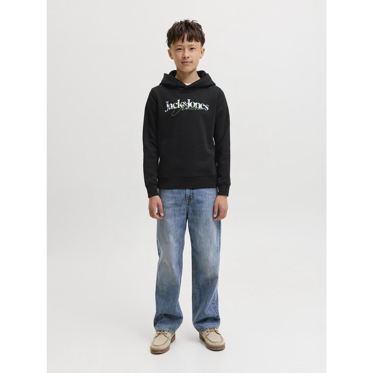 Jack & Jones Black Jjtom Sweat Hætte Sn Jnr