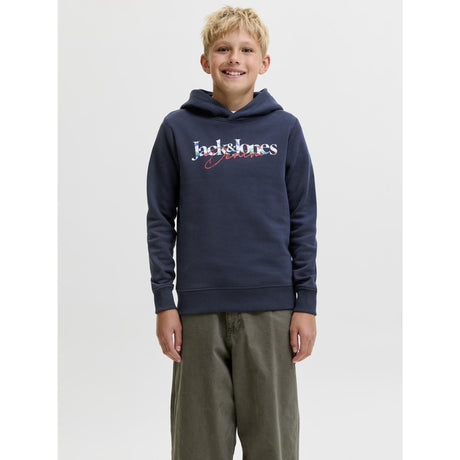 Jack & Jones Navy Blazer Jjtom Sweat Hætte Sn Jnr