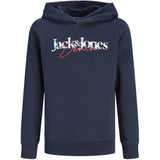 Jack & Jones Navy Blazer Jjtom Sweat Hætte Sn Jnr