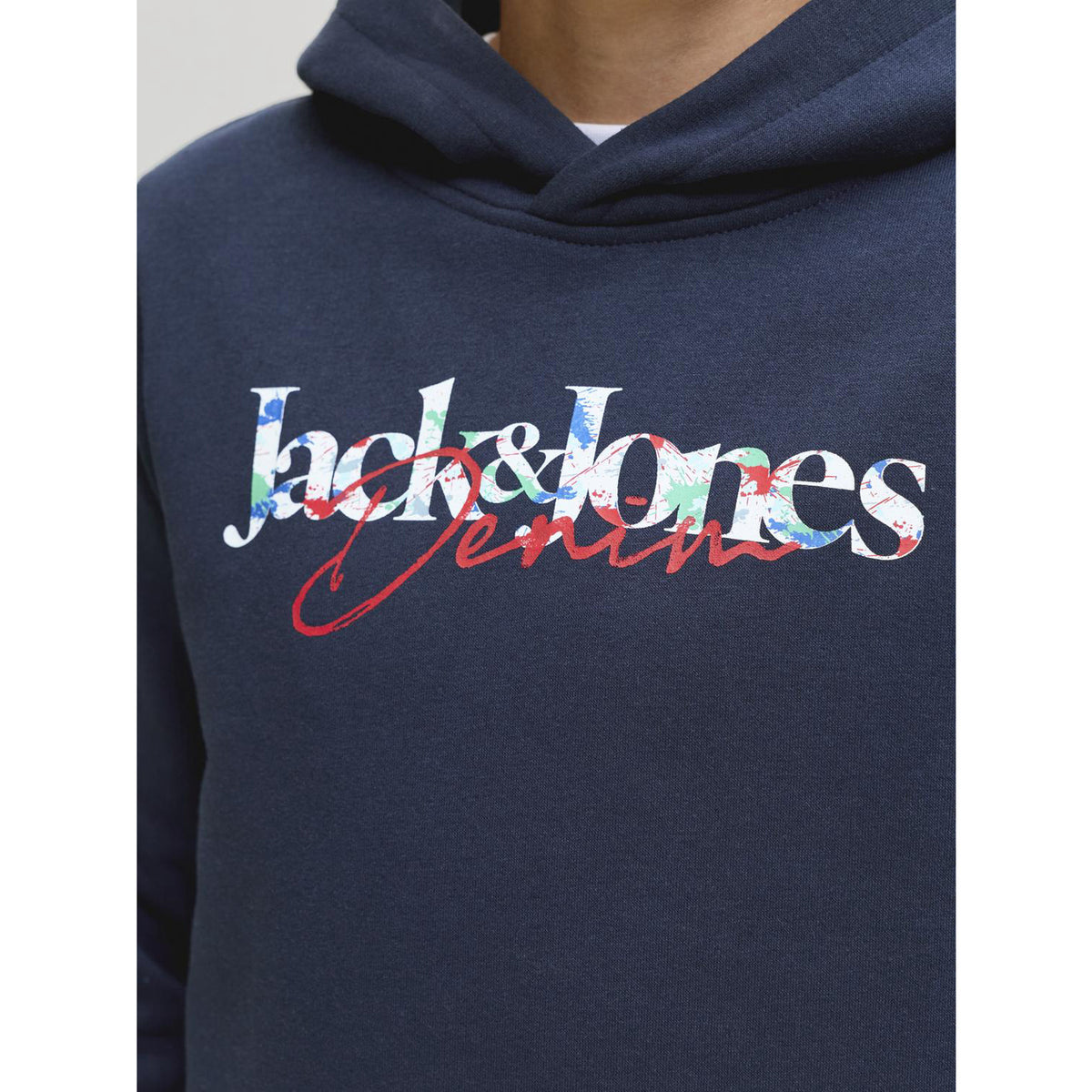 Jack & Jones Navy Blazer Jjtom Sweat Hætte Sn Jnr