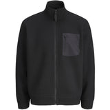 Jack & Jones Black Jcofusion Strik Lomme Full Zip Jnr