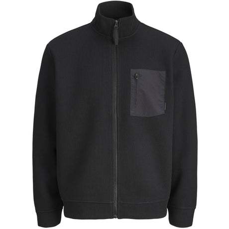 Jack & Jones Black Jcofusion Strik Lomme Full Zip Jnr
