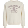Jack & Jones Antique White Jorchamberi Typo Sweat Crew Neck Jnr