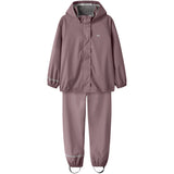 Name It Wistful Mauve Nkndry10 Rain Sæt Fo Noos
