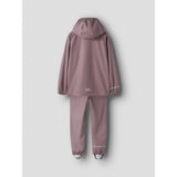 Name It Wistful Mauve Nkndry10 Rain Sæt Fo Noos