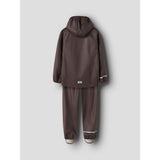 Name It Seal Brown Nkndry10 Rain Sæt Fo Noos