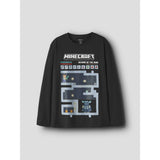 Name It Black Nkmar Minecraft Ls Nreg Top Box Noos Bfu