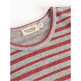 MarMar Modal Fine Rib Cherry Stripe Tani Bluse