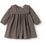 MarMar Structured Soft Cotton Houndstooth Check Dulle Kjole