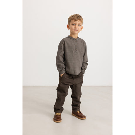 MarMar Structured Soft Cotton Houndstooth Check Tokyo Skjorte