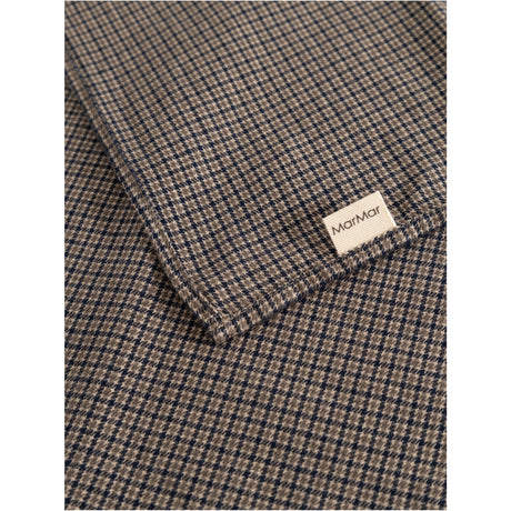 MarMar Structured Soft Cotton Houndstooth Check Airo Tørklæde