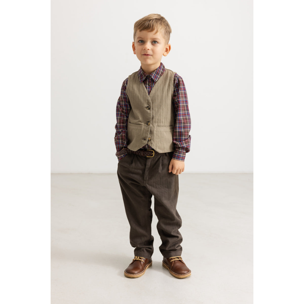 MarMar Herringbone Twill Kalamata Piper Bukser