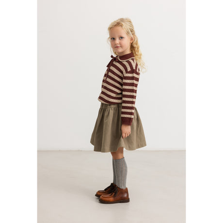 MarMar Herringbone Twill Mud Sylvia L Nederdel