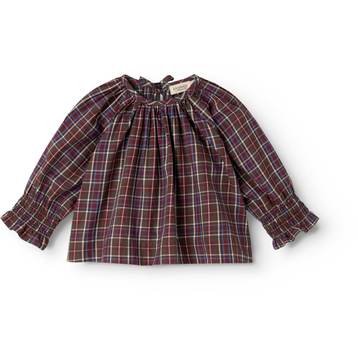 MarMar Check Chocolate Check Tonala Bluse