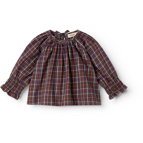 MarMar Check Chocolate Check Tonala Bluse