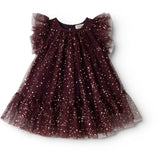 MarMar Ballerina Glitter Deep Mulberry Daya Kjole