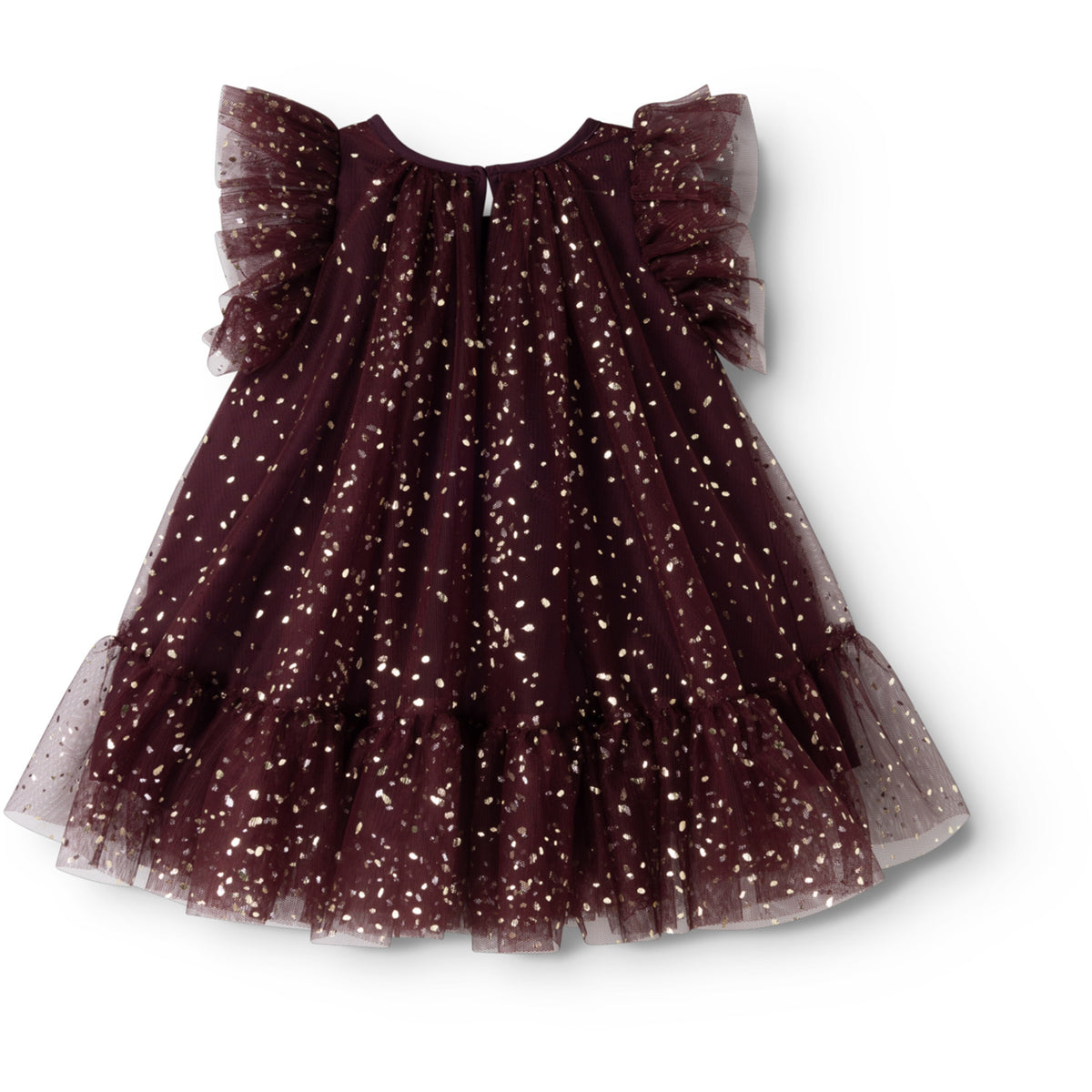 MarMar Ballerina Glitter Deep Mulberry Daya Kjole