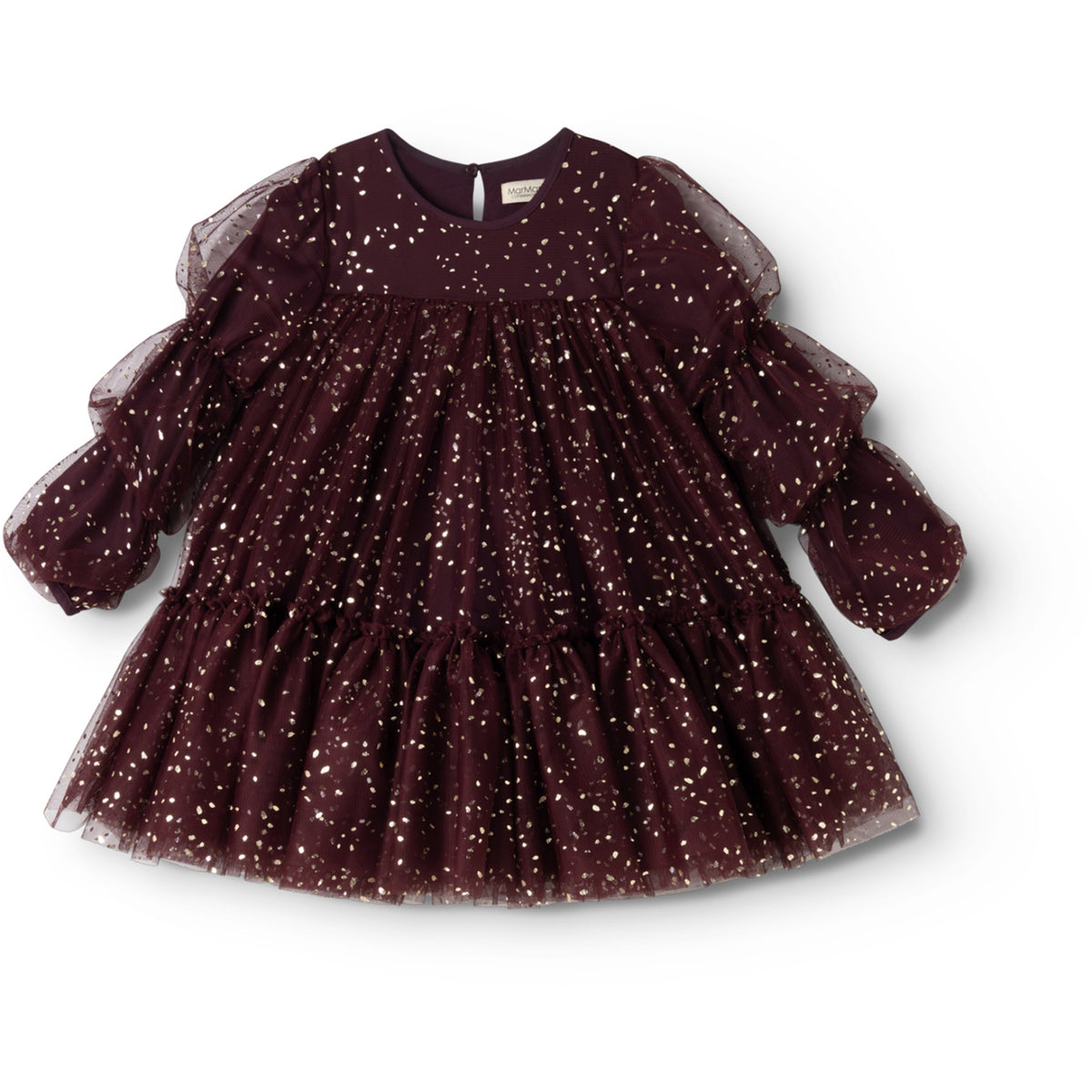 MarMar Ballerina Glitter Deep Mulberry Dionne Kjole