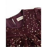 MarMar Ballerina Glitter Deep Mulberry Dionne Kjole