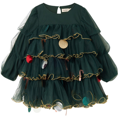 MarMar Ballerina Glitter Dark Leaf December Kjole