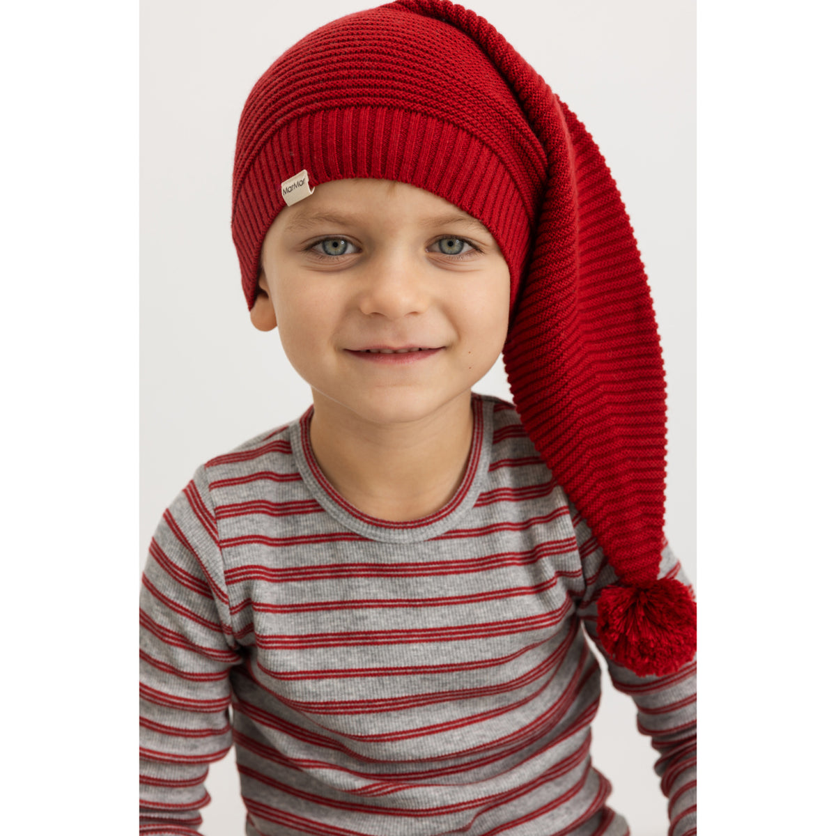 MarMar Cotton Rayon Knit Cherry Alfen Hue