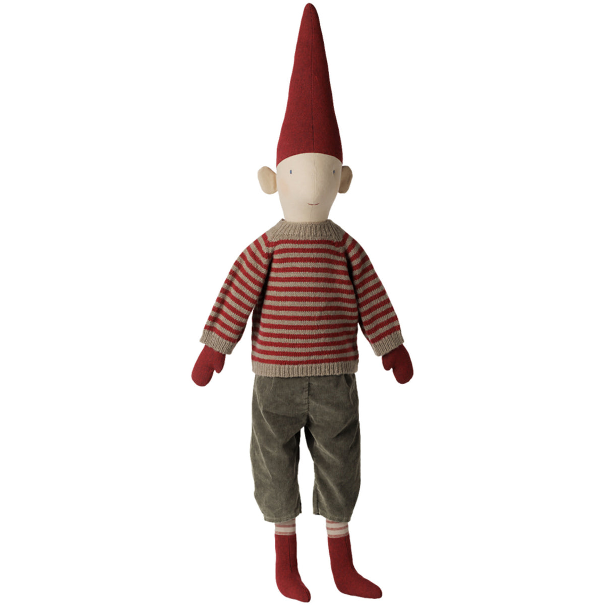 Maileg Pixy, Str. 5 - Dreng - Stribet Strikket Sweater