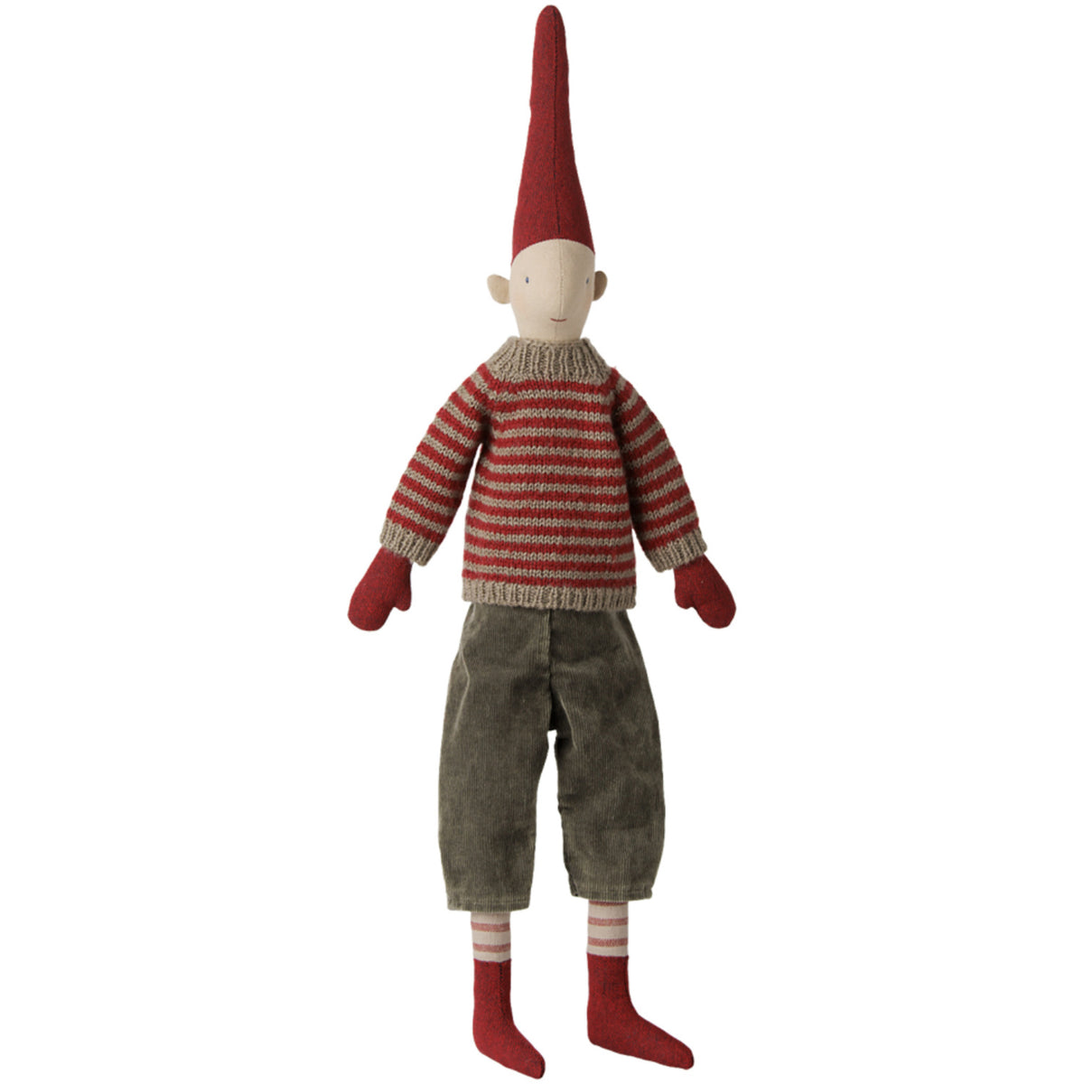 Maileg Pixy, Str. 3 - Dreng - Stribet Strikket Sweater