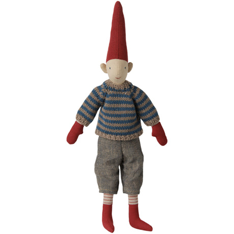 Maileg Pixy, Str. 2 - Dreng - Stribet Strikket Sweater