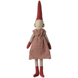 Maileg Pixy, Str. 1 - Pige - Rød Dress
