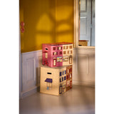 Rice Paris Theme Raffia Opbevaring Box Ekstra Large Foldbar