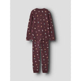 Name It Burgundy Christmas Nknvismas Ls Natsæt