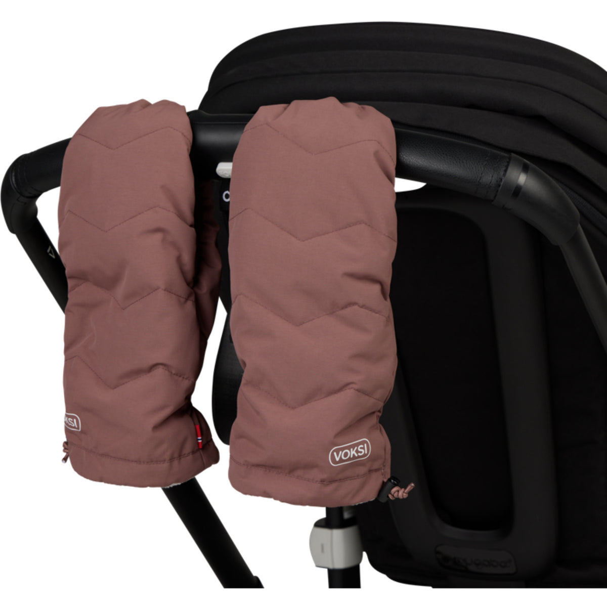 Voksi® Stroller Vanter Maroon Lys Grey