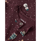 Name It Burgundy Christmas Nbnvismas Ls Natdragt
