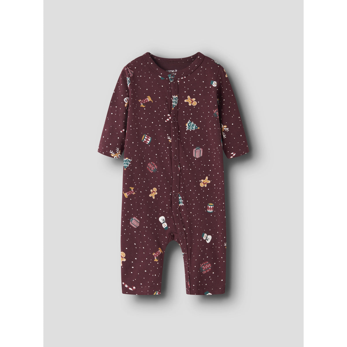 Name It Burgundy Christmas Nbnvismas Ls Natdragt