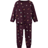 Name It Burgundy Christmas Nmnvismas Ls Natsæt
