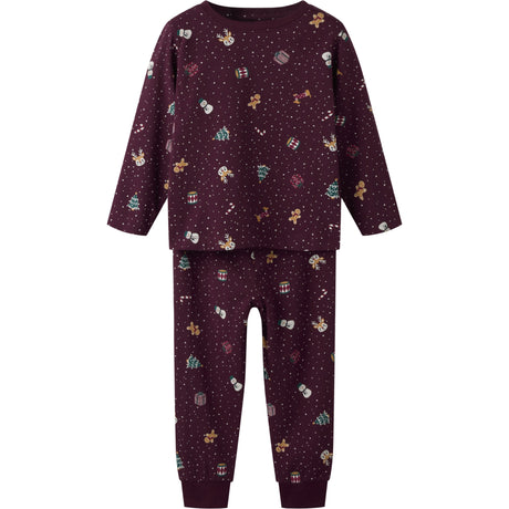Name It Burgundy Christmas Nmnvismas Ls Natsæt