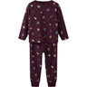 Name It Burgundy Christmas Nmnvismas Ls Natsæt
