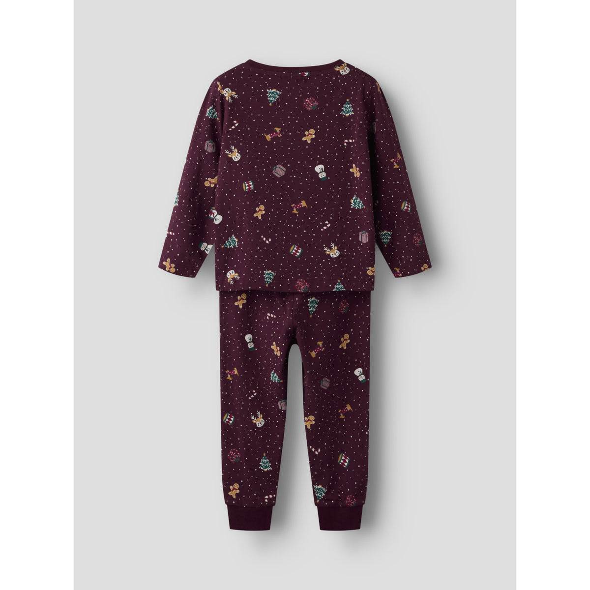 Name It Burgundy Christmas Nmnvismas Ls Natsæt