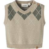 Lil'Atelier White Pepper Mulled Basil Nbmronan Strik Vest Lil