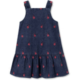 Fliink Dark Denim Blue Donna Embr. Spencer Kjole
