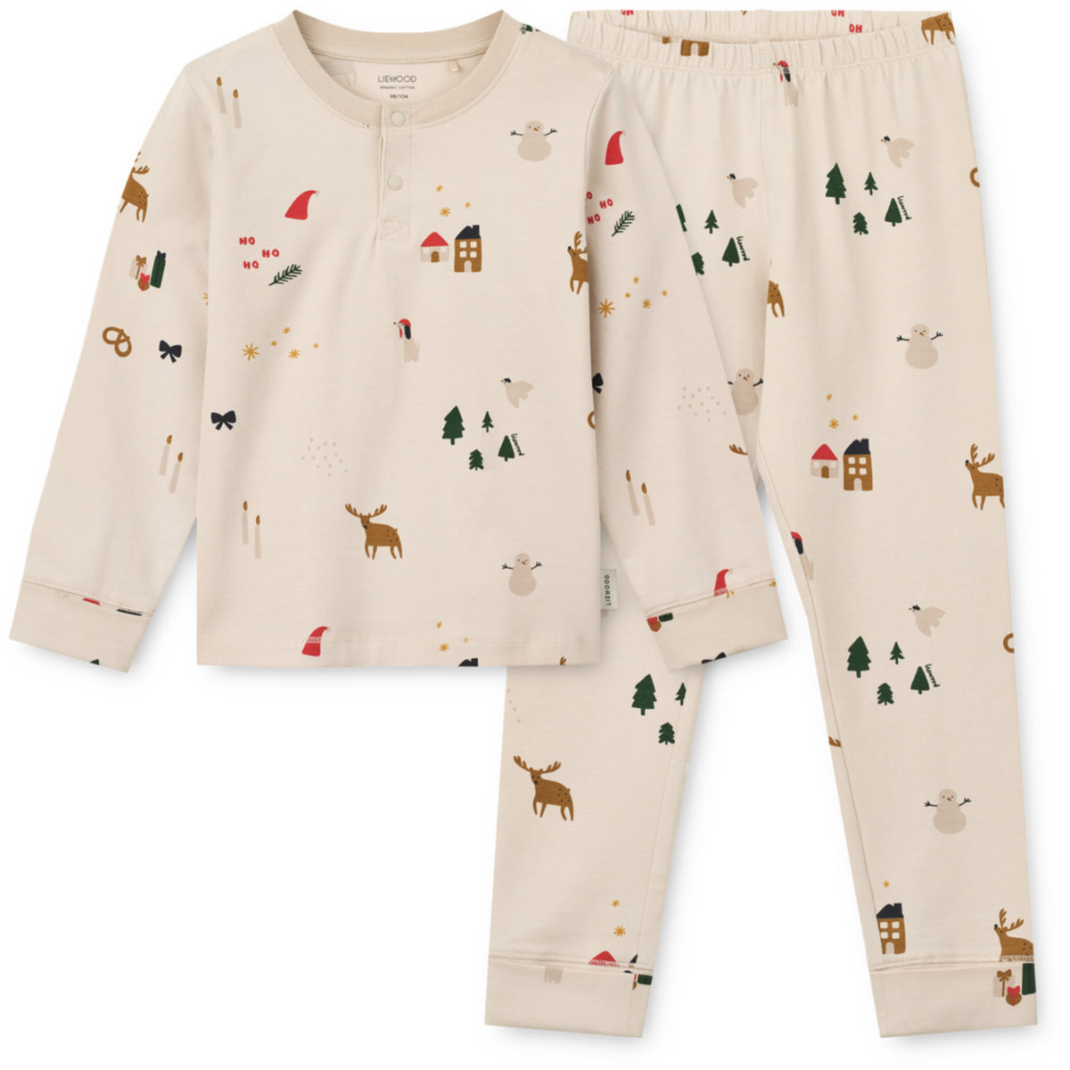 LIEWOOD Holiday / Sandy Wilhelm Grow Printed Pyjamas Sæt
