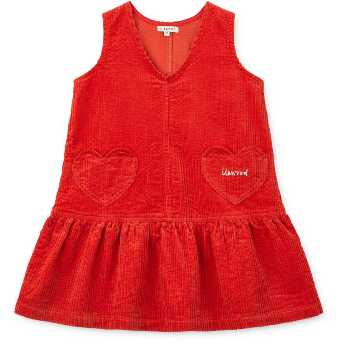 LIEWOOD Apple Red Arabella Corduroy Kjole