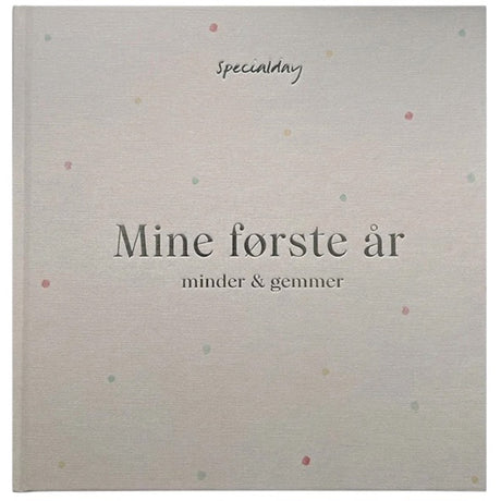 Specialday Mine Første År - Med Prikker - Beigegrøn