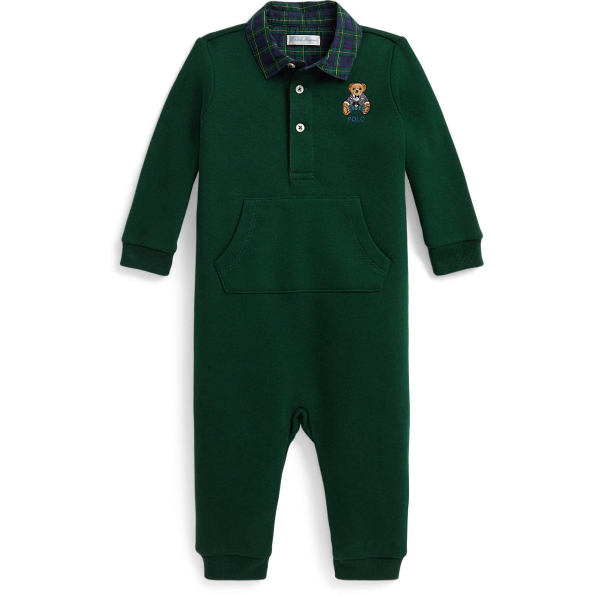 Ralph Lauren Baby Moss Agate Coverall