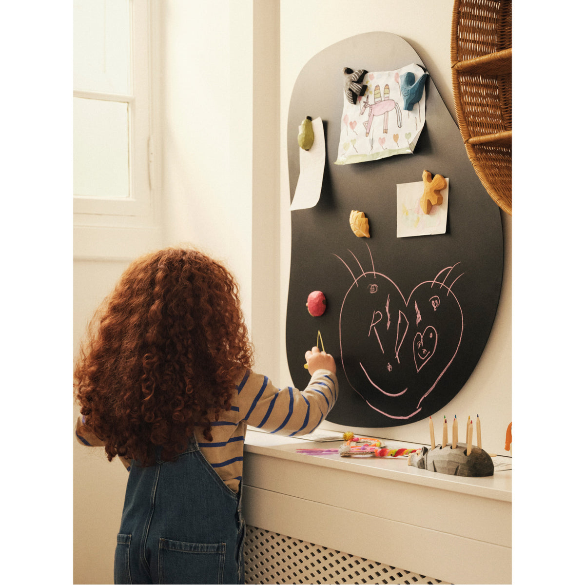 Ferm Living Multi Forest Hand-carved Magnets 3 Pak