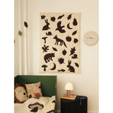 Ferm Living Off-white/Dark Chocolate Lunden Tæppe