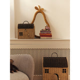 Ferm Living Natural/Dark Brown Casu Opbevaring Houses 2 Pak