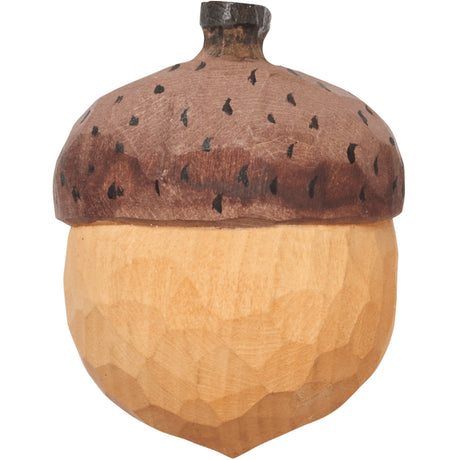 Ferm Living Natural Acorn Hand Carved Krog